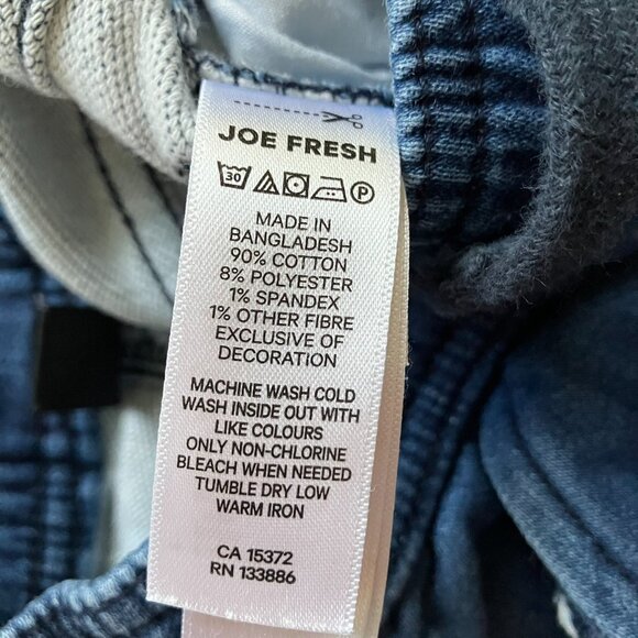 Joe Fresh Baby Pants Size 12-18M | Blue Denim GUC - Picture 4 of 13
